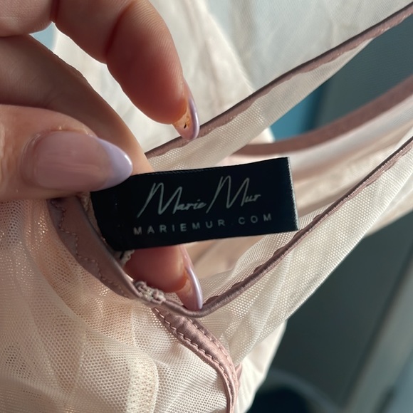 Marie Mur Pink Bodysuit, Size L, Excellent Condition - Picture 3 of 5